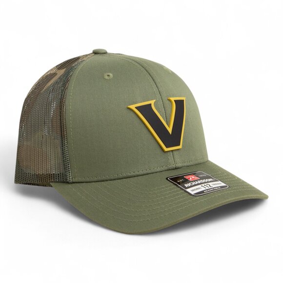 Vanderbilt Commodores Black 3D Snapback Trucker Hat- Loden/ Camo - Picture 1 of 3
